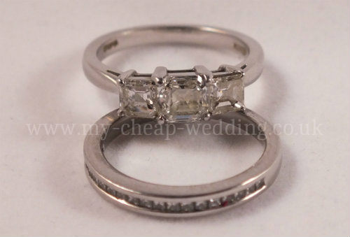 cheap platinum wedding rings