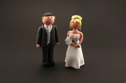 funny wedding cake toppers